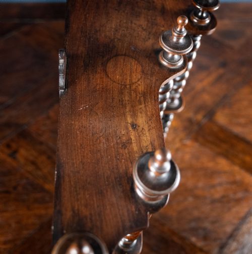 19TH CENTURY WALNUT BARLEY TWIST WALL SHELF - ADDITIONAL PHOTO 16
