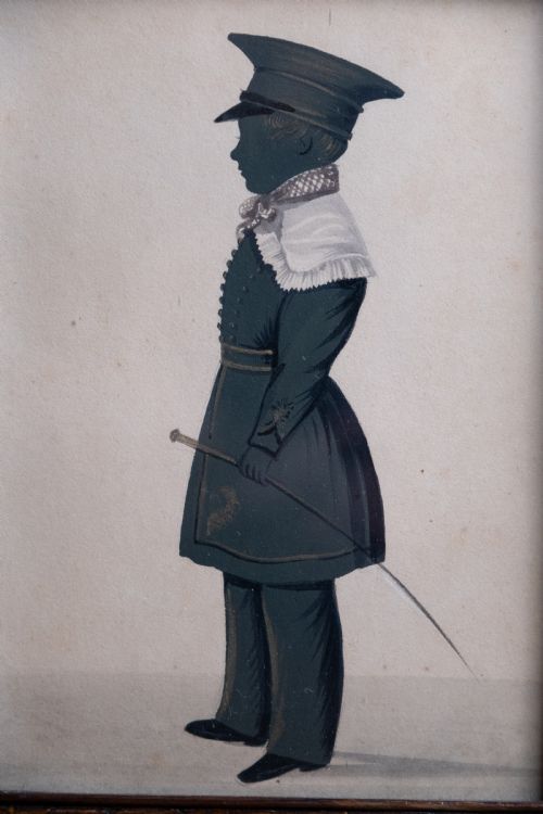 SILHOUETTE OF WILLIAM FAIRFAX SPOFFORTH BY MR RAPER DATED JUNE 22ND 1836 - ADDITIONAL PHOTO 3