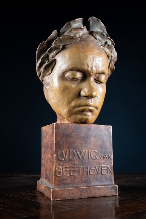 FRIEDRICH GOLDSCHIEDER BUST OF LUDVIG VAN BEETHOVEN AFTER FRANZ KLEIN 17791840 - ADDITIONAL PHOTO 2