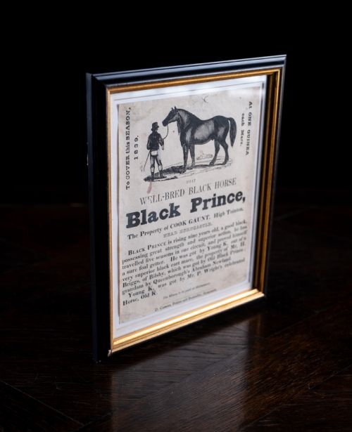 'BLACK PRINCE' HORSE ADVERTISEMENT DATED 1839 LINCOLNSHIRE - ADDITIONAL PHOTO 3