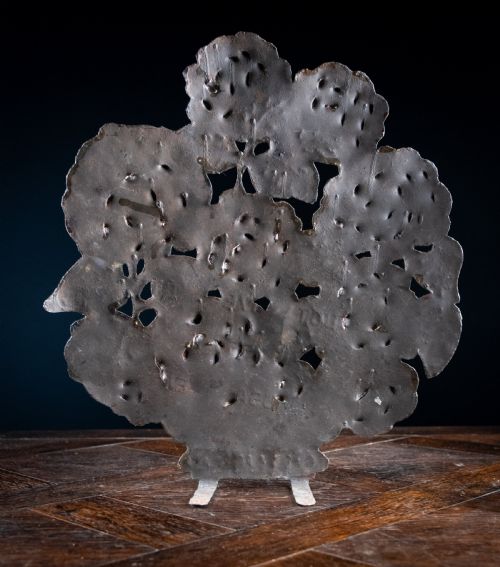 EARLY 20TH CENTURY HYDRANGEA TOLEWARE DUMMY BOARD - ADDITIONAL PHOTO 6