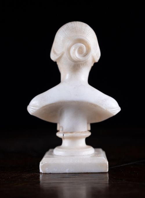 DIMINUTIVE 'MARBLE BUST OF LOUISA' DATED 1848 - ADDITIONAL PHOTO 5