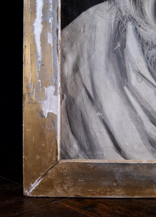 PORTRAIT OF A WISENED SAGE OIL ON CANVAS - ADDITIONAL PHOTO 7