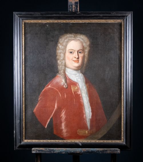 18TH CENTURY PORTRAIT OF A NOBLEMAN IRISH SCHOOL - ADDITIONAL PHOTO 4