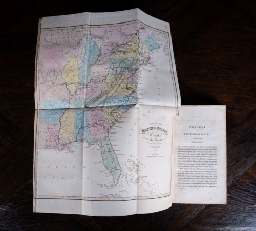 1830 TRAVELS IN NORTH AMERICA BY CAPTAIN BASIL HALL WITH IRISH HISTORY INTEREST BOOK SET - ADDITIONAL PHOTO 8