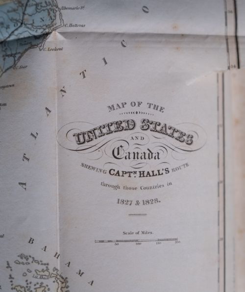 1830 TRAVELS IN NORTH AMERICA BY CAPTAIN BASIL HALL WITH IRISH HISTORY INTEREST BOOK SET - ADDITIONAL PHOTO 9