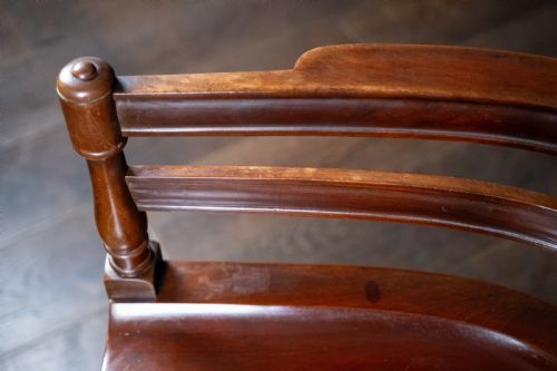 PAIR OF MAHOGANY ARM CHAIRS IN MANNER OF E W GODWIN 183364 - ADDITIONAL PHOTO 12