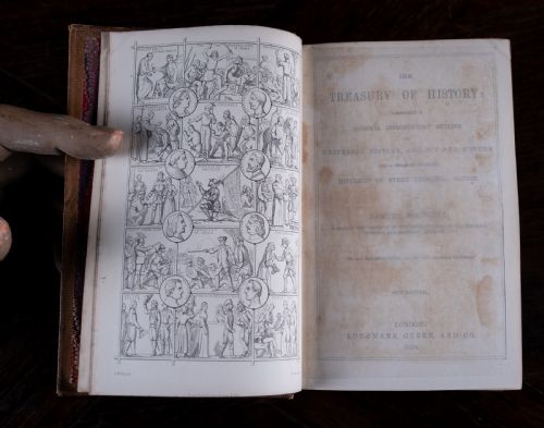 SAMUEL MAUNDER'S TREASURY OF SIX VOLUME BOOK SET 1870 - ADDITIONAL PHOTO 12
