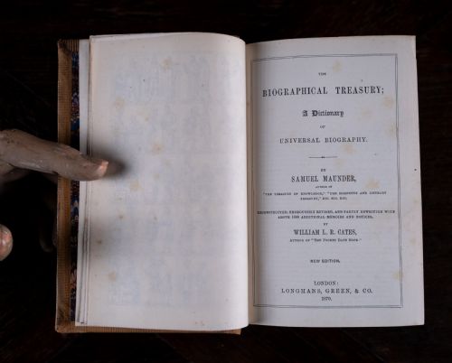 SAMUEL MAUNDER'S TREASURY OF SIX VOLUME BOOK SET 1870 - ADDITIONAL PHOTO 17