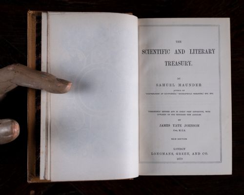 SAMUEL MAUNDER'S TREASURY OF SIX VOLUME BOOK SET 1870 - ADDITIONAL PHOTO 19