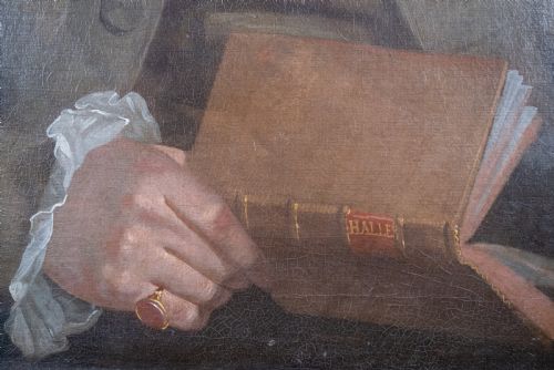 18TH CENTURY PORTRAIT OF 'R DIGBY SURGEON' ENGLISH SCHOOL - ADDITIONAL PHOTO 3