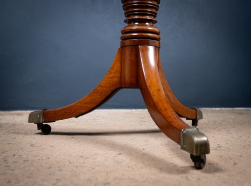 REGENCY MAHOGANY BRASS MOUNTED DUMB WAITER C1820 - ADDITIONAL PHOTO 11