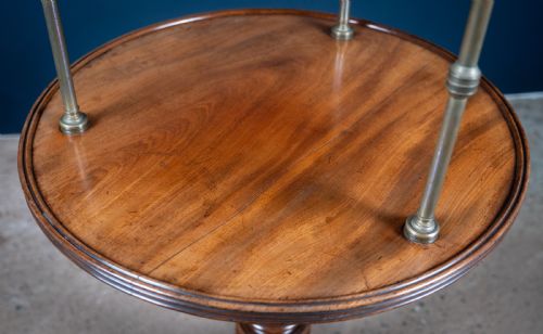 REGENCY MAHOGANY BRASS MOUNTED DUMB WAITER C1820 - ADDITIONAL PHOTO 14