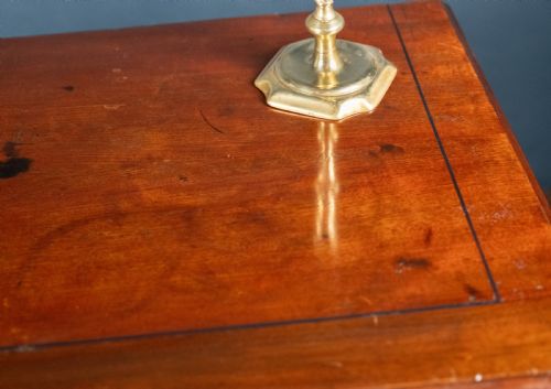 SMALL GEORGE III MAHOGANY CHEST OF DRAWERS - ADDITIONAL PHOTO 12