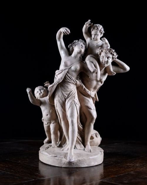 19th century plaster composition after claude michael clodion - CATEGORY: ANTIQUE SCULPTURES - DATED 19TH CENTURY