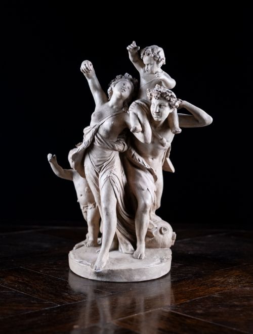 19TH CENTURY PLASTER COMPOSITION AFTER CLAUDE MICHAEL CLODION - ADDITIONAL PHOTO 1