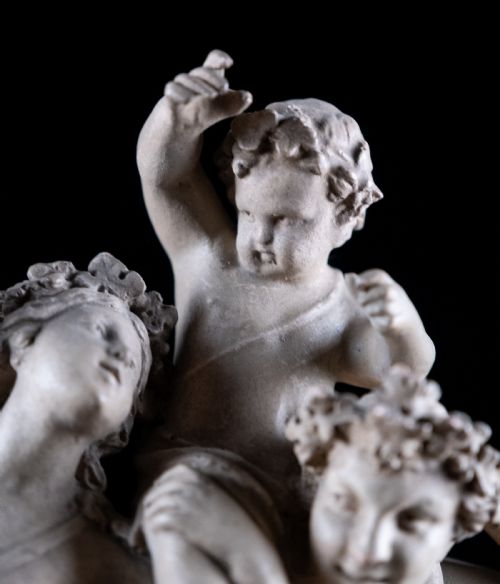 19TH CENTURY PLASTER COMPOSITION AFTER CLAUDE MICHAEL CLODION - ADDITIONAL PHOTO 4
