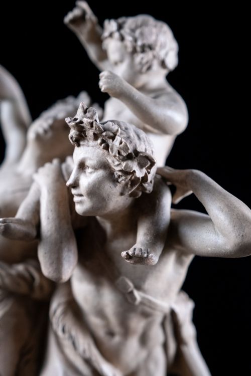 19TH CENTURY PLASTER COMPOSITION AFTER CLAUDE MICHAEL CLODION - ADDITIONAL PHOTO 6
