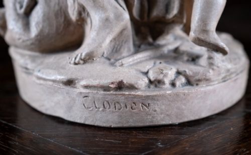 19TH CENTURY PLASTER COMPOSITION AFTER CLAUDE MICHAEL CLODION - ADDITIONAL PHOTO 10