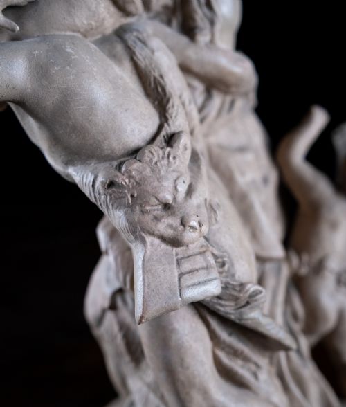 19TH CENTURY PLASTER COMPOSITION AFTER CLAUDE MICHAEL CLODION - ADDITIONAL PHOTO 12