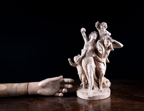19TH CENTURY PLASTER COMPOSITION AFTER CLAUDE MICHAEL CLODION - ADDITIONAL PHOTO 14