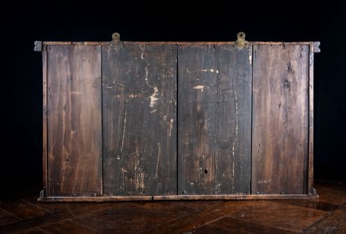 LARGE 18TH CENTURY OAK WALL CUPBOARD - ADDITIONAL PHOTO 13