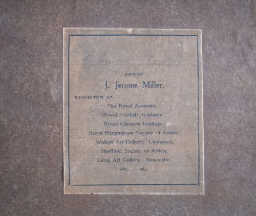 JAMES JEROME MILLER FL18751900 PAIR OF COUNTRY GARDENS OIL PAINTINGS - ADDITIONAL PHOTO 19