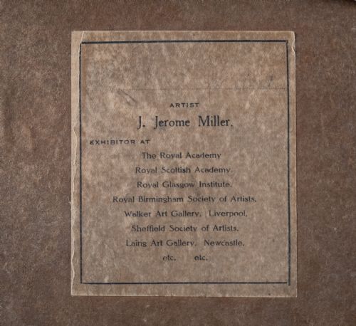 JAMES JEROME MILLER FL18751900 PAIR OF COUNTRY GARDENS OIL PAINTINGS - ADDITIONAL PHOTO 20