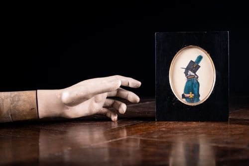 MANNER OF JOHN BUNCOMBE FL17951825 SILHOUETTE PORTRAIT OF AN OFFICER - ADDITIONAL PHOTO 5