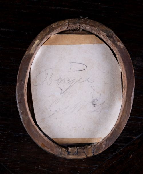 EARLY 19TH CENTURY GILDED SILHOUETTE PORTRAIT OF A LADY - ADDITIONAL PHOTO 2