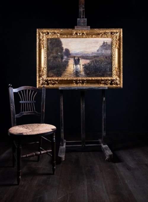 JOHN WILLIAM BUXTON KNIGHT 18431908 'THE ONLY WAY' OIL ON CANVAS - ADDITIONAL PHOTO 9