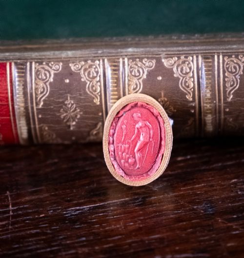 GRAND TOUR RED SULPHUR INTAGLIO C1800 - ADDITIONAL PHOTO 1