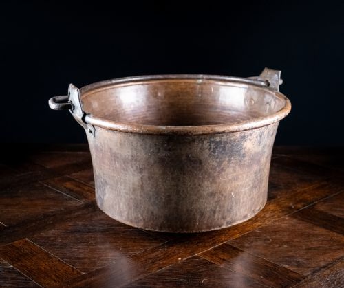 LARGE 19TH CENTURY COPPER POT - ADDITIONAL PHOTO 1