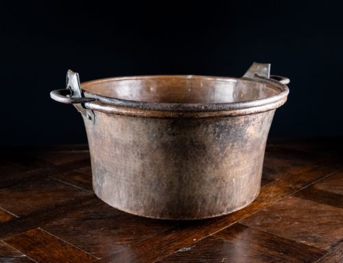 large 19th century copper pot - CATEGORY: ANTIQUE METAL - DATED 19TH CENTURY