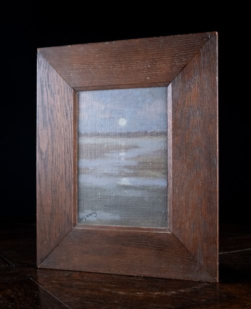 CIRCLE OF WALTER GREAVES 18411930 A SMALL NOCTURNE OIL ON BOARD - ADDITIONAL PHOTO 4