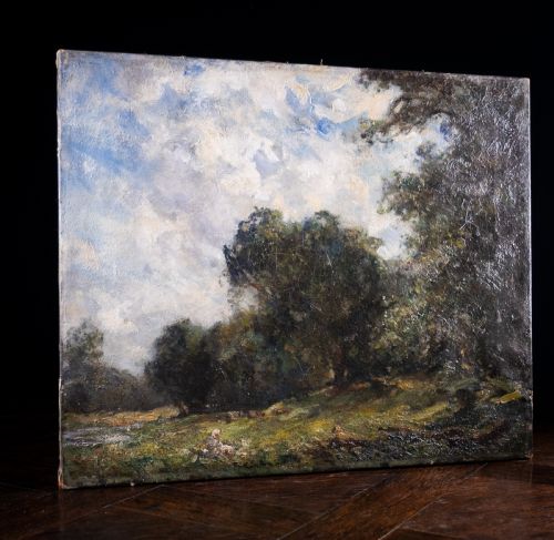FRANK SPENLOVESPENLOVE SCOTTISH 18641933 SUMMER MEADOW OIL ON CANVAS - ADDITIONAL PHOTO 1