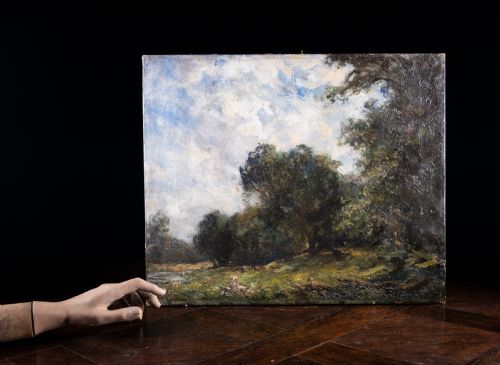FRANK SPENLOVESPENLOVE SCOTTISH 18641933 SUMMER MEADOW OIL ON CANVAS - ADDITIONAL PHOTO 8