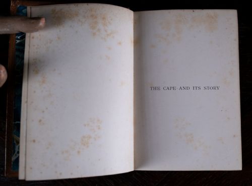 C1902 THE CAPE AND ITS STORY BY MARY DOUGLAS LEATHER BOUND BOOK - ADDITIONAL PHOTO 7