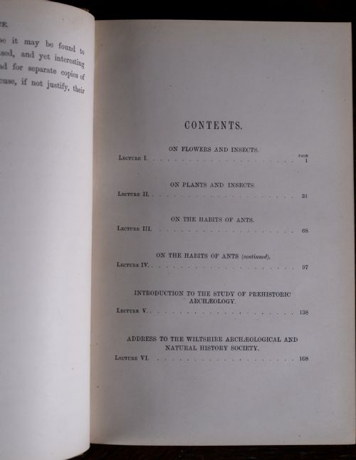 1879 SCIENTIFIC LECTURES BY SIR JOHN LUBBOCK - ADDITIONAL PHOTO 10