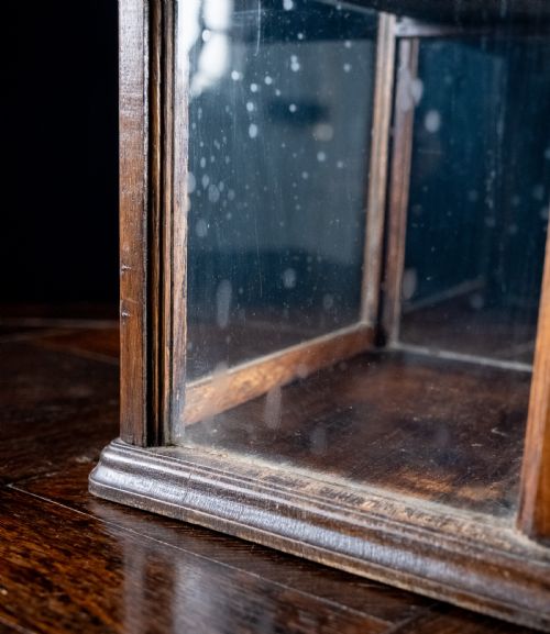 R ESTERBROOK CO OAK GLAZED DISPLAY CABINET C1920 - ADDITIONAL PHOTO 5