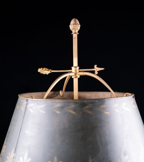 FRENCH GILT BRASS BOUILLOTTE CANDLE LAMP - ADDITIONAL PHOTO 10