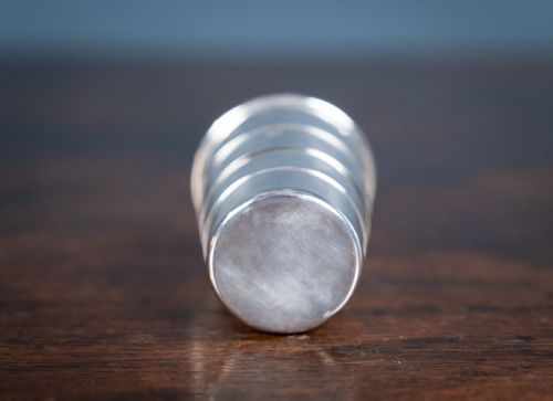 STERLING SILVER COLLAPSIBLE BEAKER WITH ORIGINAL CASE CHESTER 1914 - ADDITIONAL PHOTO 5