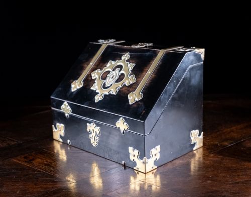 COROMANDEL STATIONARY BOX BY W LEUCHARS LONDON C1860 - ADDITIONAL PHOTO 5