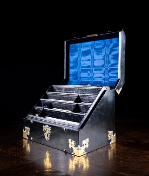 COROMANDEL STATIONARY BOX BY W LEUCHARS LONDON C1860 - ADDITIONAL PHOTO 6