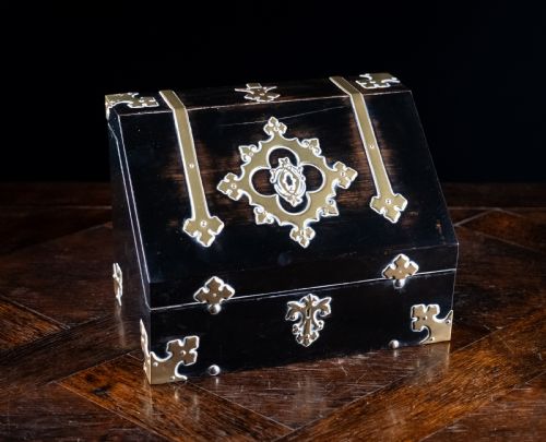 COROMANDEL STATIONARY BOX BY W LEUCHARS LONDON C1860 - ADDITIONAL PHOTO 7