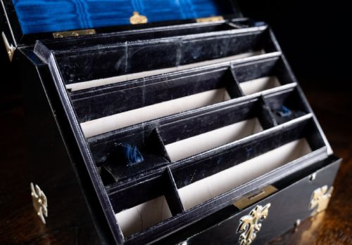 COROMANDEL STATIONARY BOX BY W LEUCHARS LONDON C1860 - ADDITIONAL PHOTO 9