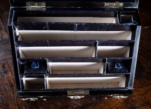 COROMANDEL STATIONARY BOX BY W LEUCHARS LONDON C1860 - ADDITIONAL PHOTO 10