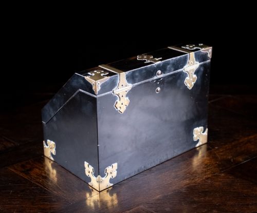 COROMANDEL STATIONARY BOX BY W LEUCHARS LONDON C1860 - ADDITIONAL PHOTO 14