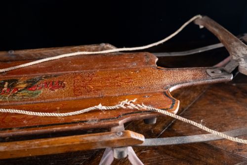 ANTIQUE FLEXIBLE FLYER SLED NO 2C C192128 - ADDITIONAL PHOTO 7