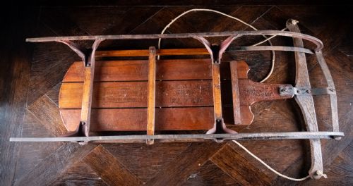 ANTIQUE FLEXIBLE FLYER SLED NO 2C C192128 - ADDITIONAL PHOTO 8